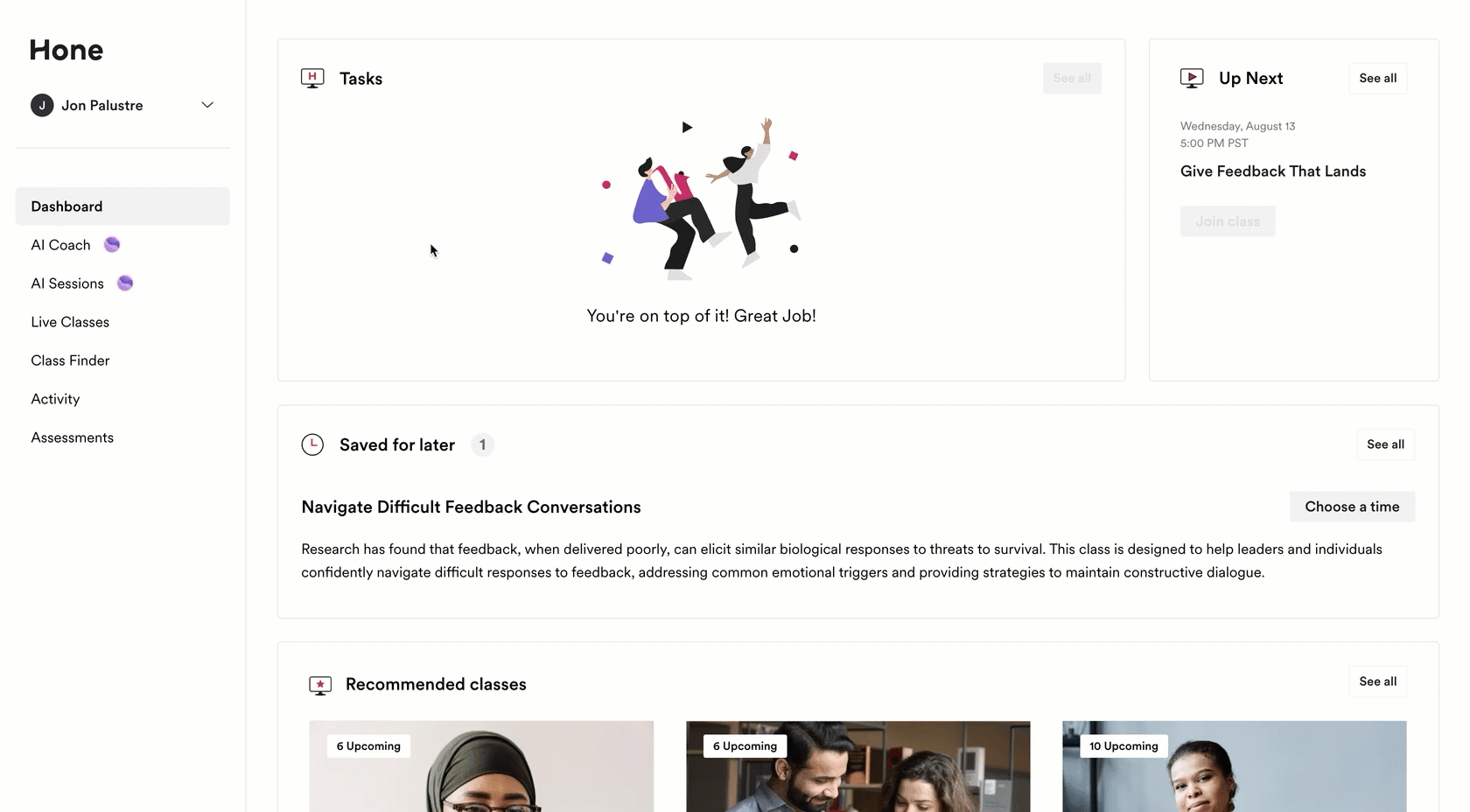 Hone AI Sessions (Lessons & Practice) – Hone Learner